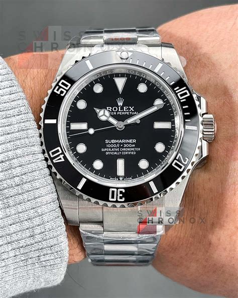 is a no date rolex worth more|2023 submariner no date 124060.